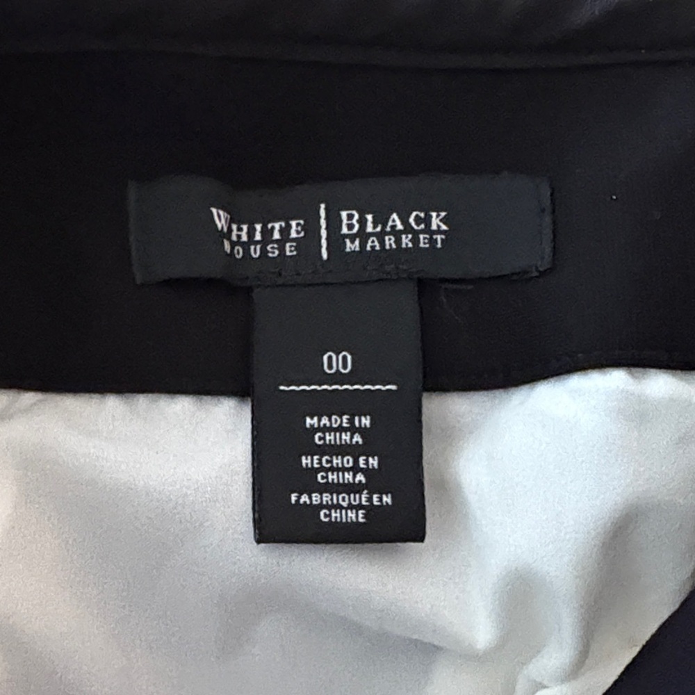 White House Black Market Black and Tan Women's Skirt - Picture 2 of 5